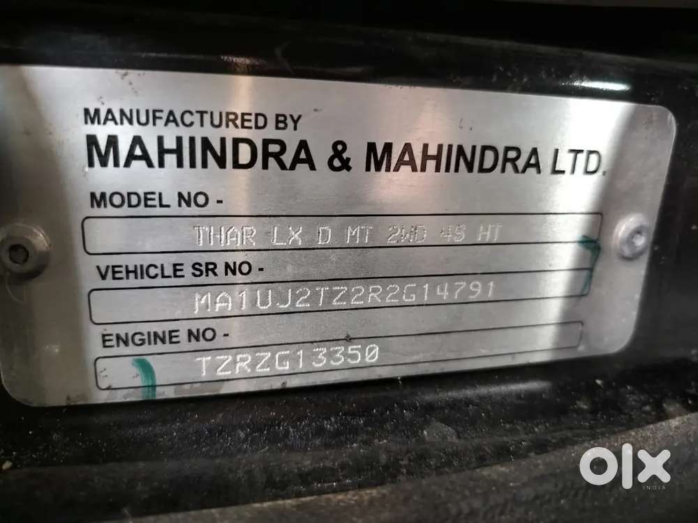 Mahindra Thar 2025 Diesel Well Maintained