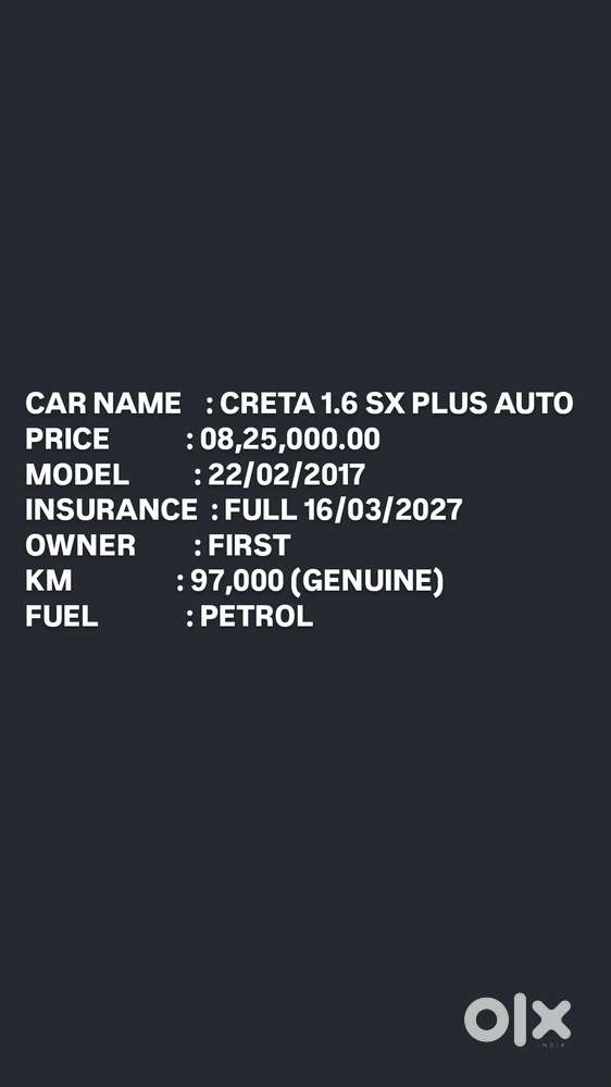 Hyundai Creta 1.6 Sx Plus Auto, 2017, Petrol