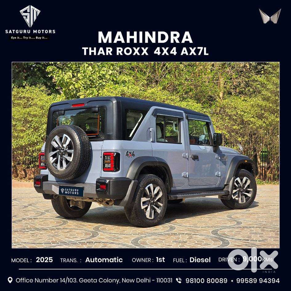 Mahindra Thar Roxx Ax7 L Diesel At 4wd, 2025, Diesel