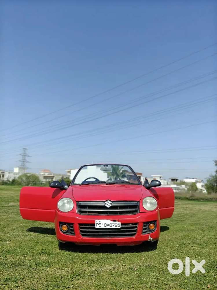 2 Window Red Modified Car  Good Condition All Over Work