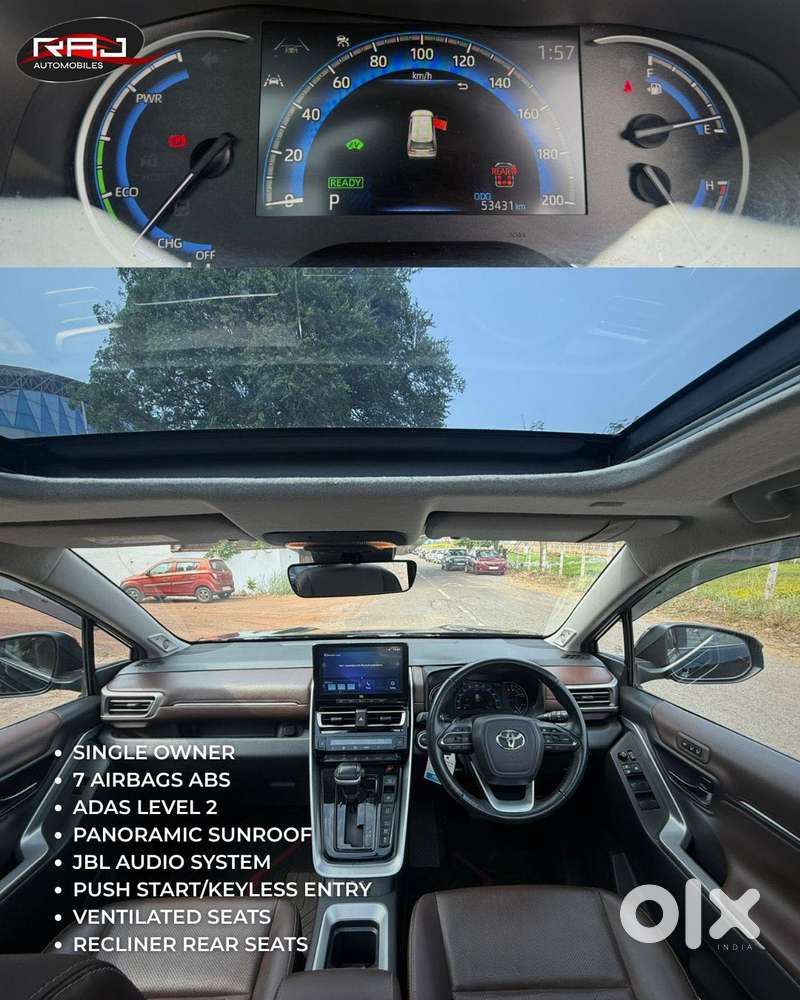 Toyota Innova Hycross 2.0 Zx (o) Hybrid 7 Str, 2023, Cng & Hybrids