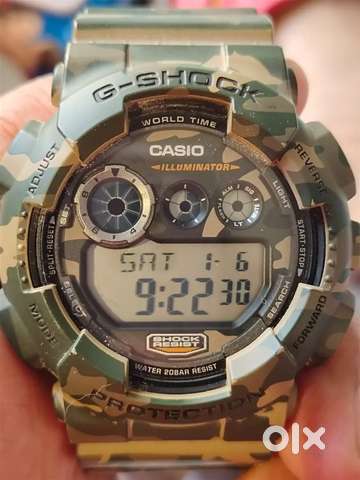 Original Casio G Shock Digital Brown Dial GD 120CM 5DR G513