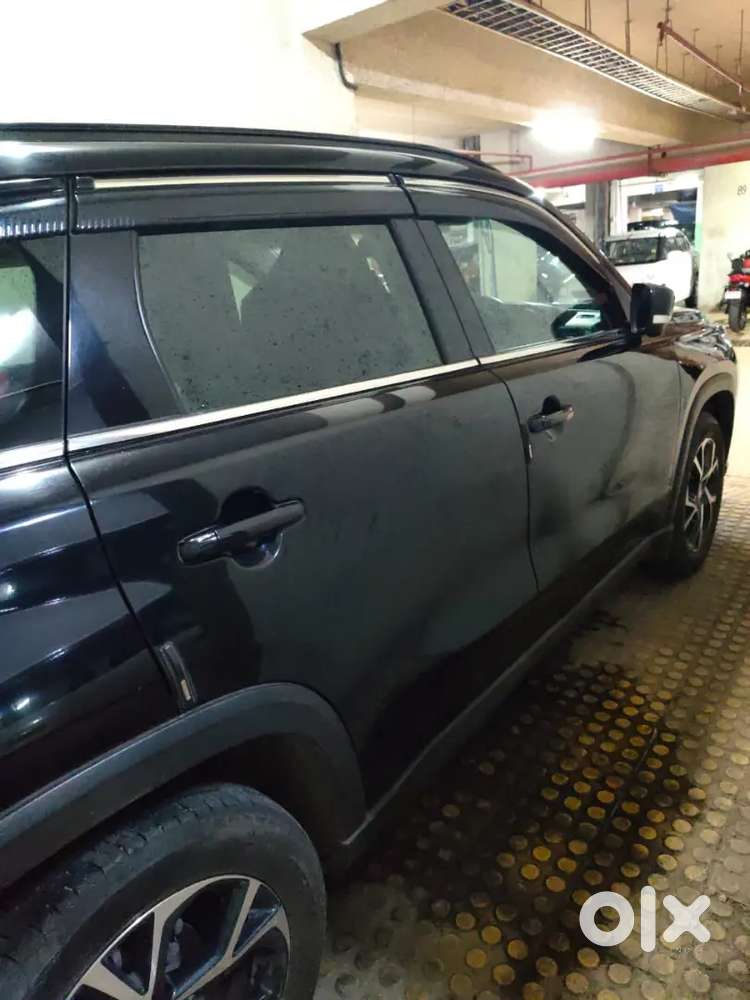 Black Toyota Hyryder 2023 Petrol Well Maintained