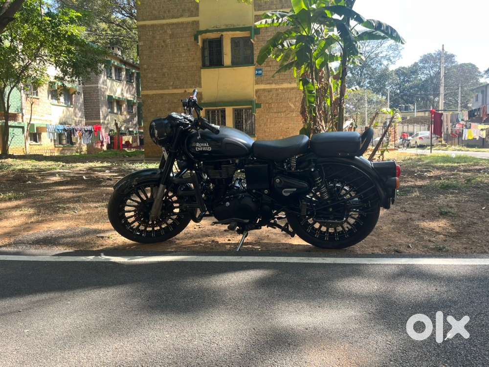 1st owner Bullet 500 stealth black all feautres is very good ...
