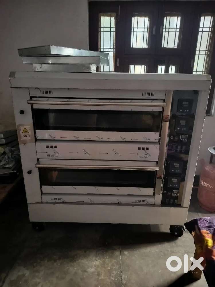 Oven 2 deck 4 tray