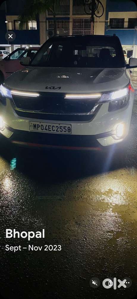Kia Seltos 1.5 Petrol 2021 Original Colour White Modified With Gt Line