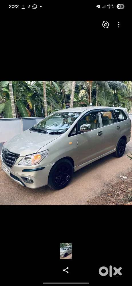 Toyota Innova 2014 Re Registerd Vehicle