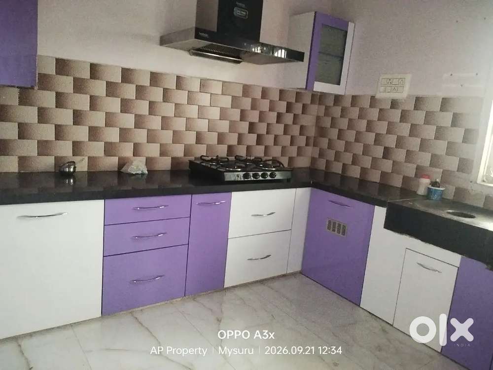 3 BHK For Rent, 28,000 Rs, First Floor, North Face, Kuvempunagar