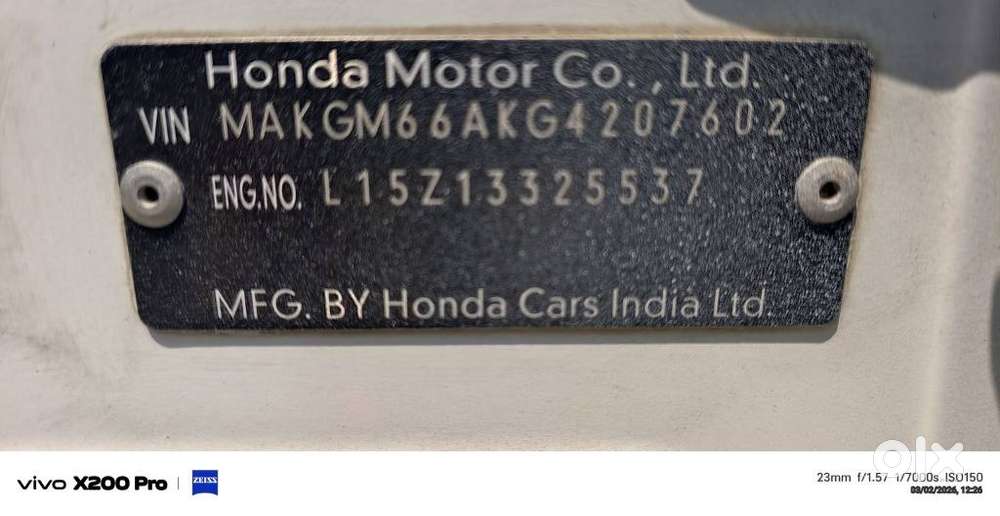 Honda City Vx Petrol Cvt, 2016, Petrol