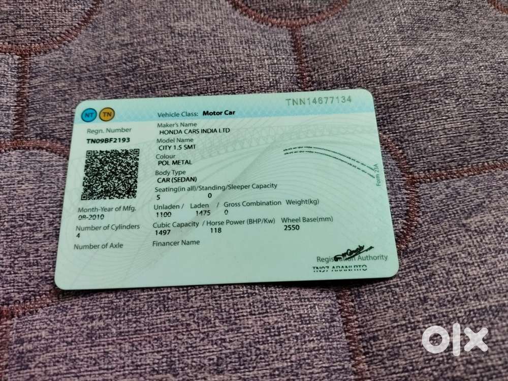 Honda City 2010 Petrol Manual