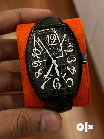 Franck Muller Black Croco like new very good condition. Men 1786845354