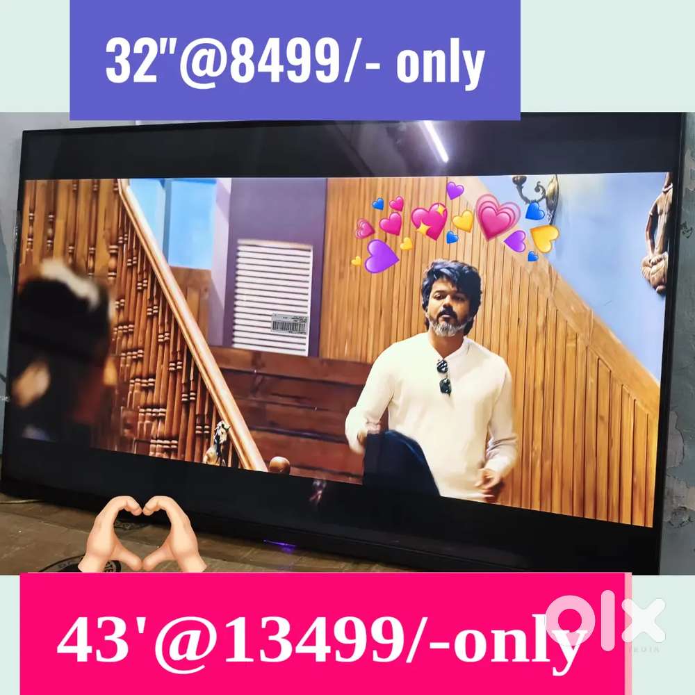 New 43 inch smart led tv just 13499 /- onwards