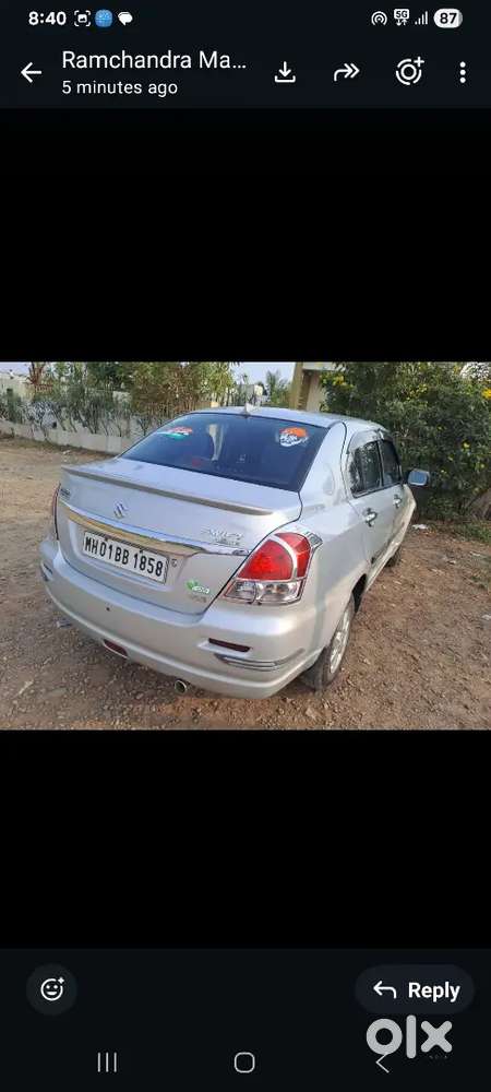 2012 Maruti Suzuki Dzire Vxi Cng