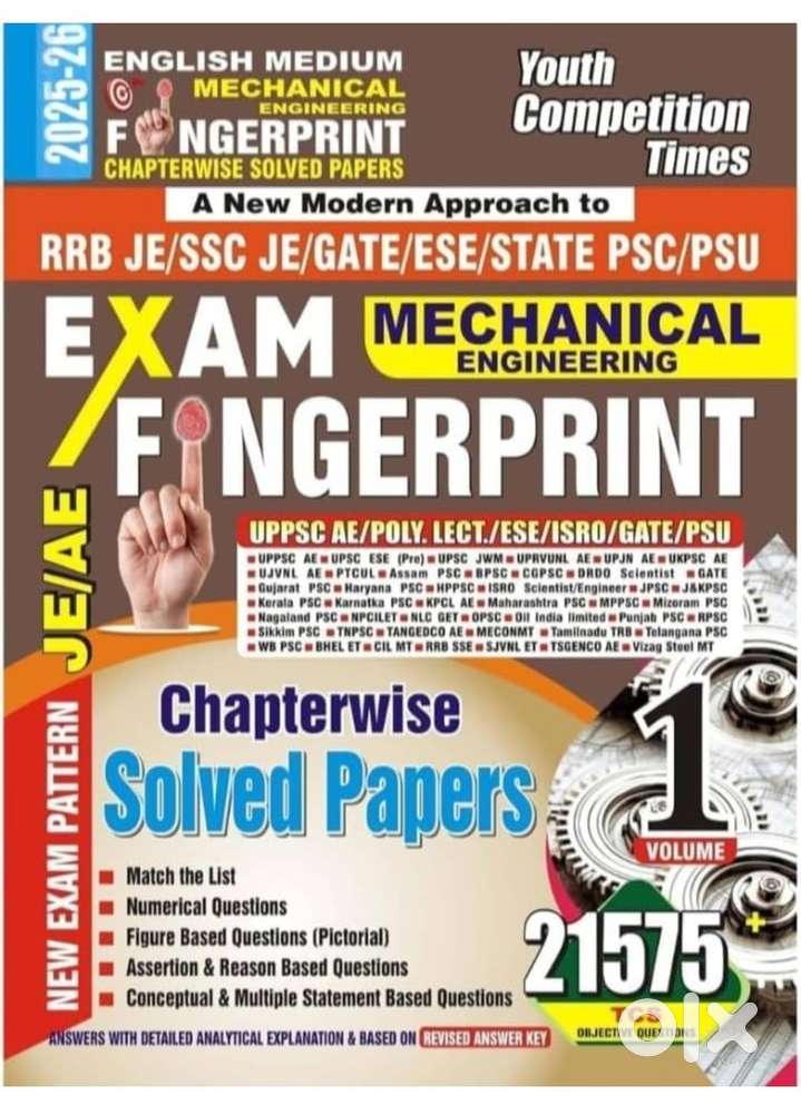 Youth Competition Times Mechanical Engineerin fingerprint chapterwise