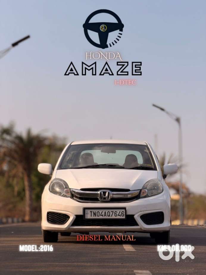 Honda Amaze 2013-2016 E I-dtech, 2016, Diesel