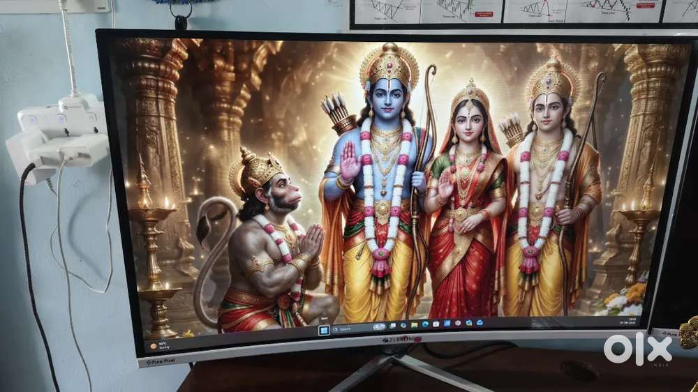 ZEBRONICS 32 Inch Curved monitor 11 month old very good conditioner