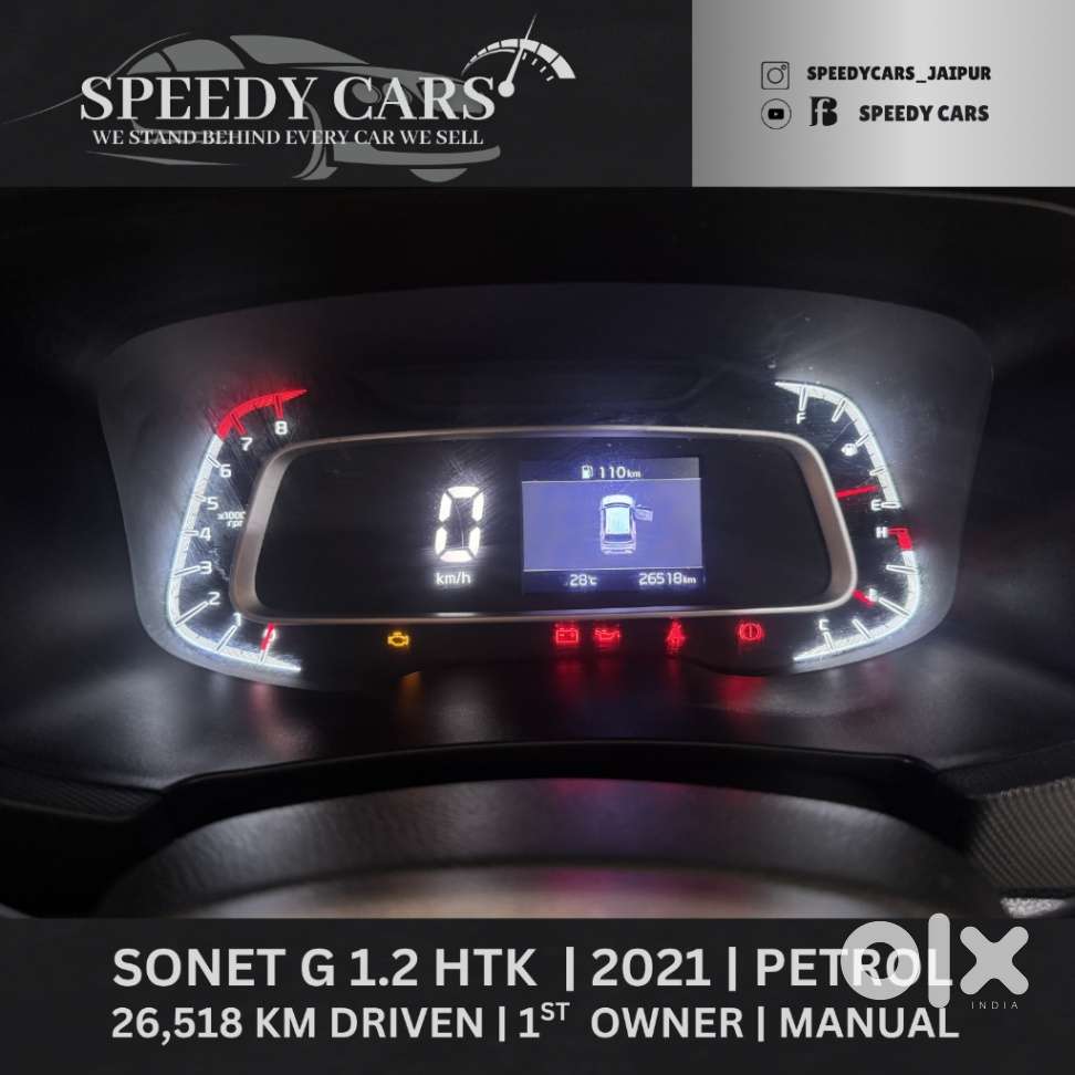 Kia Sonet 1.2 Htk, 2021, Petrol