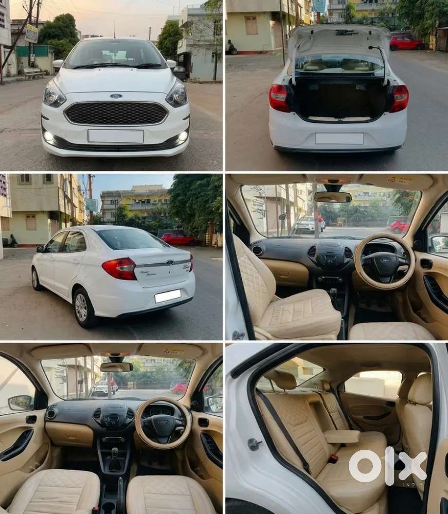 Ford Aspire 1st Owner Company Serviced 2019 Diesel White Color