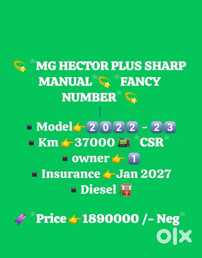 Mg Hector Plus 1.5 Sharp Dct, 2023, Diesel