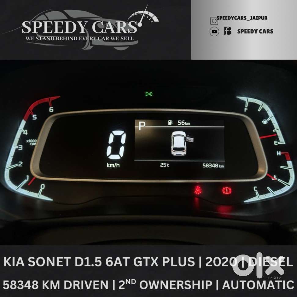 Kia Sonet 1.5 Gtx Plus Diesel At Dt, 2020, Diesel