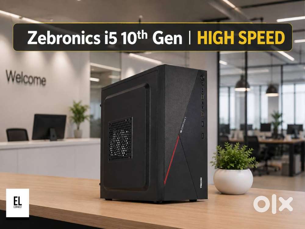 Zebronics i5 10th Gen Desktop CPU  SSD Speed  Warranty