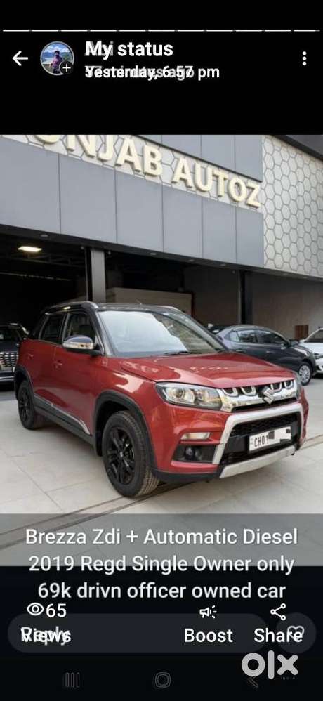 Maruti Suzuki Brezza Zdi+ Amt, 2019, Diesel