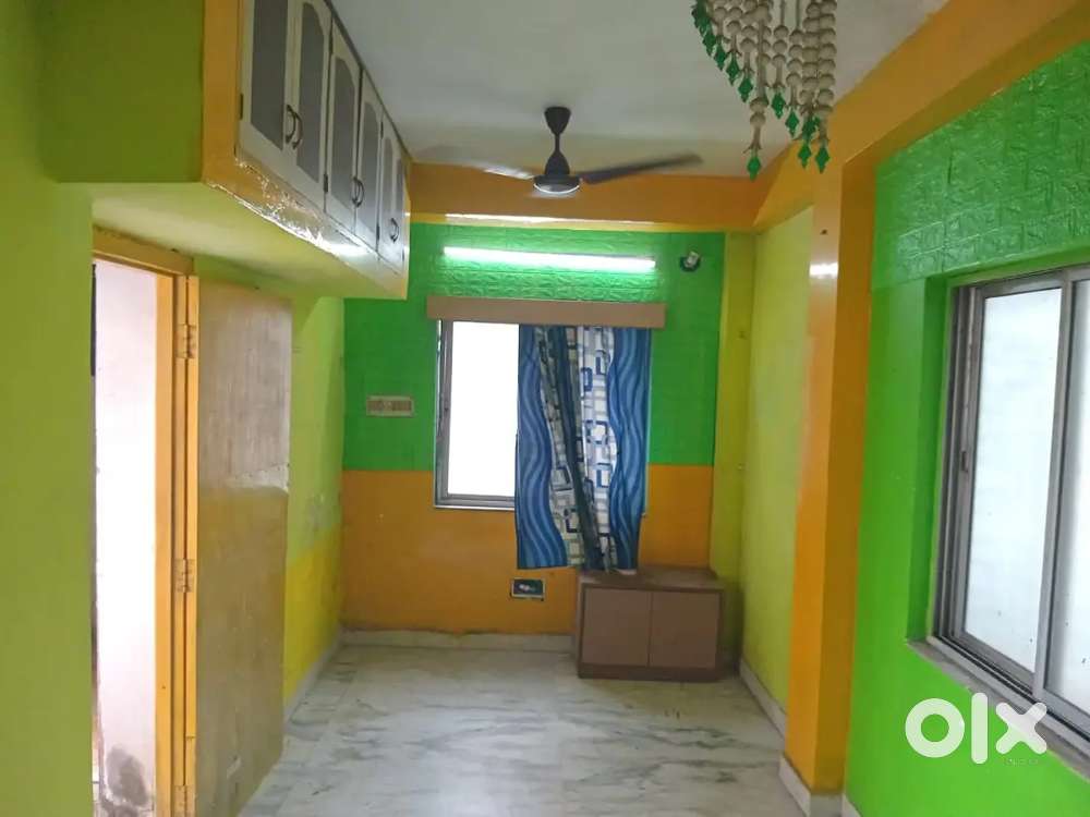 BHK semi furnished flat for rent near Azadgarh For Rent
