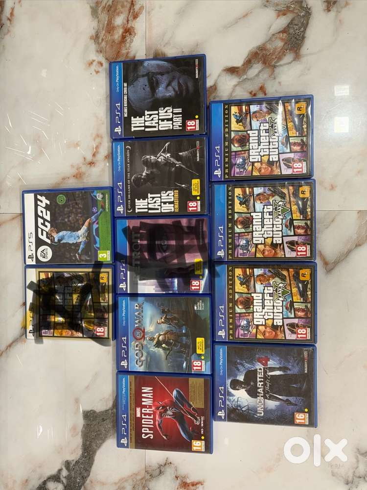 PS4 GAMES IN EXCELLENT CONDITION