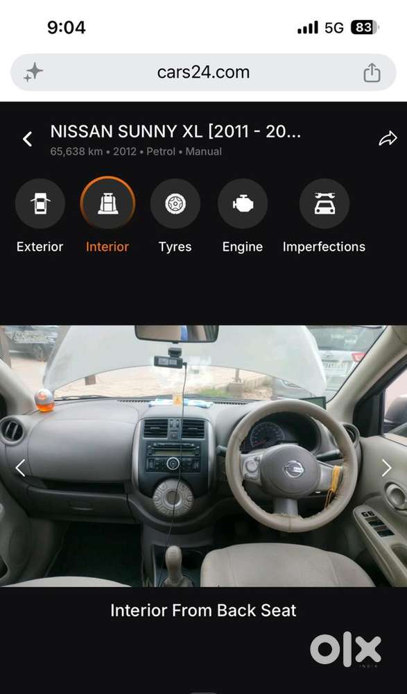Nissan Sunny Petrol Manual 2012