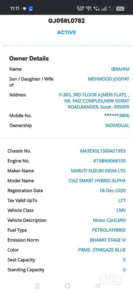 2020 Maruti Suzuki Ciaz Rs