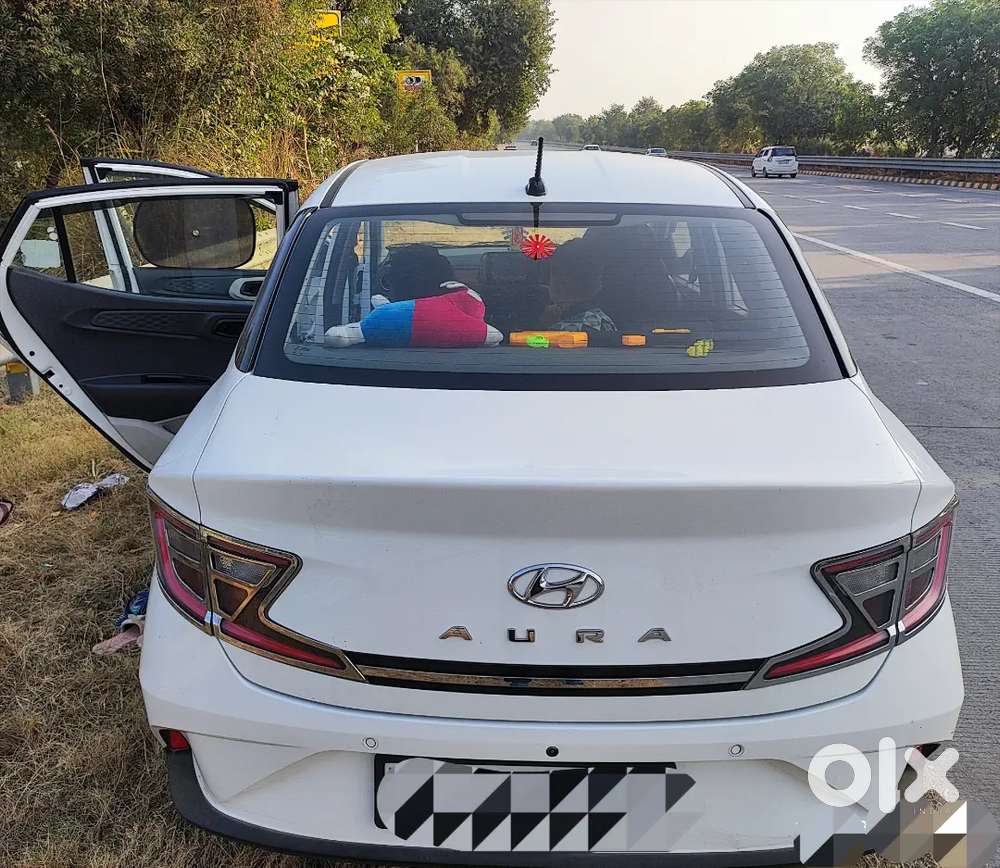Hyundai Aura 2021 Petrol Manual For Sell,  Only 5.5 Lakh, All Tyre New