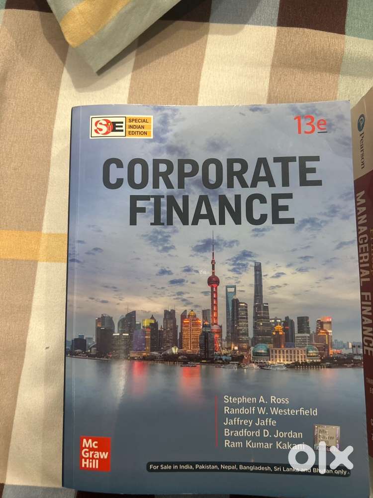 MBA book -Corporate Finance 13th Edition – McGraw Hill