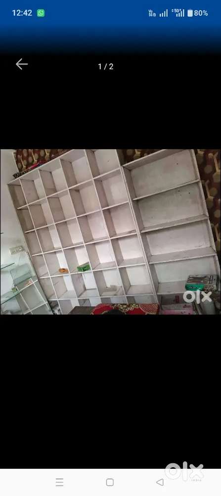 Shop Counter and Racks and Glasses for sale