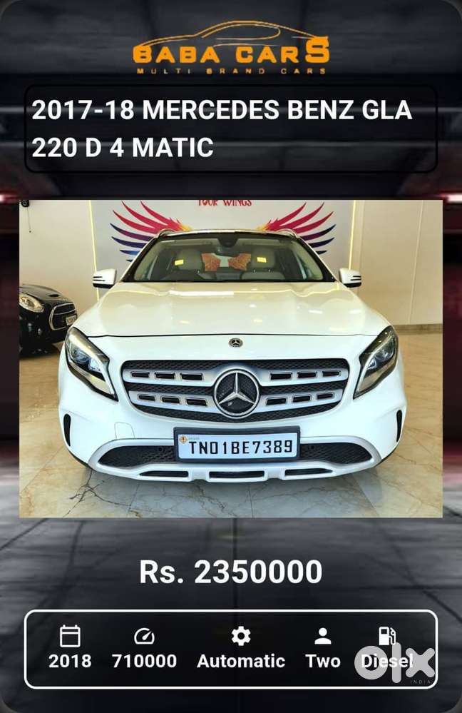 Mercedes-benz Gla 220d 4matic, 2018, Diesel