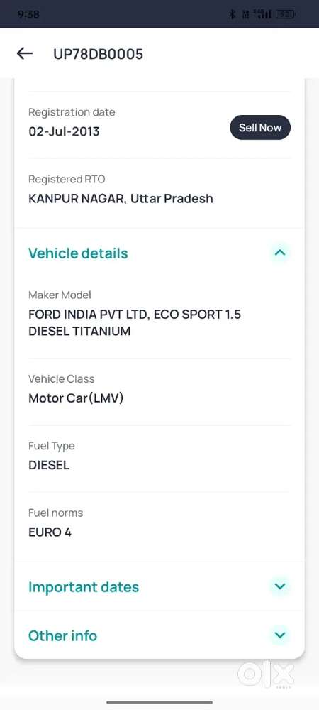 Ford Ecosport 2013 Edition Diesel