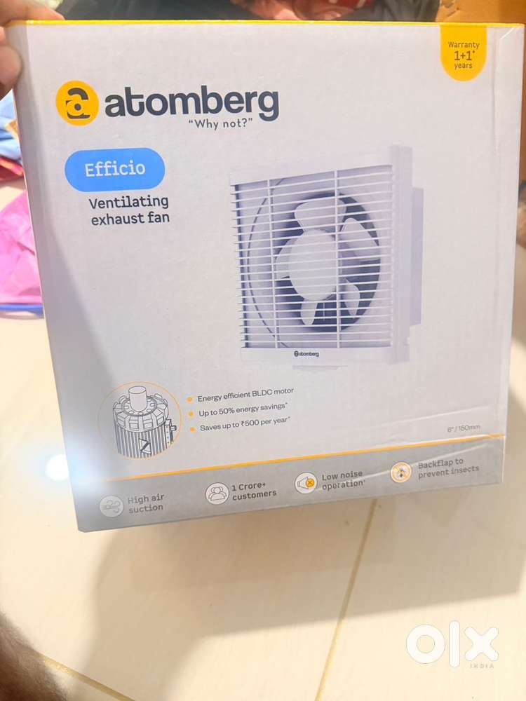 Atomberg Exhasut fan - New with seal pack - not used
