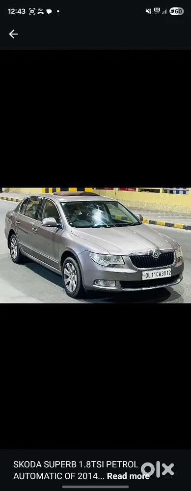 Skoda Superb Elegance 2014 Km Driven