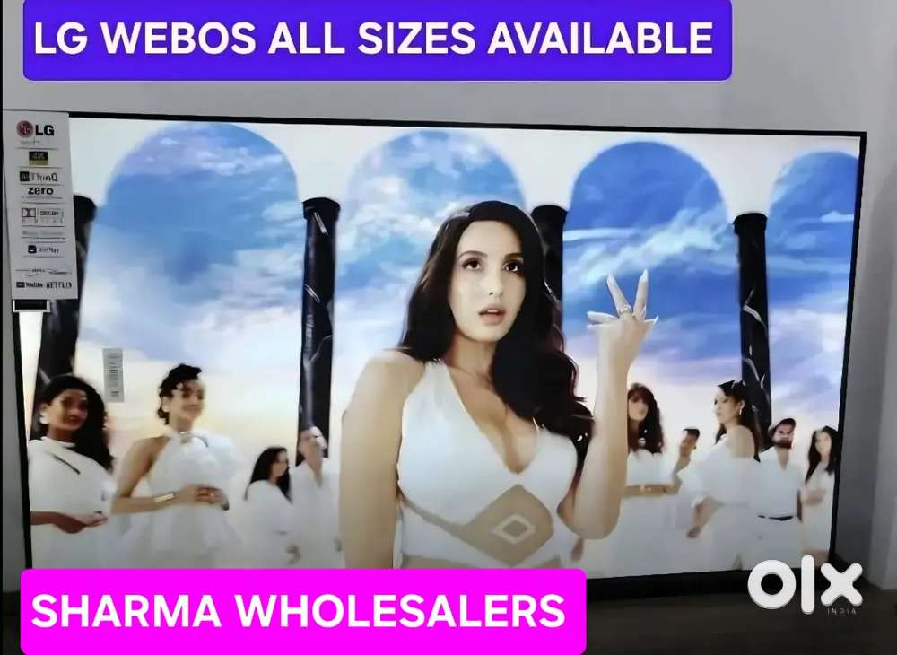 Brand new Ultra Smart Led tv frameless model oled display free deliver