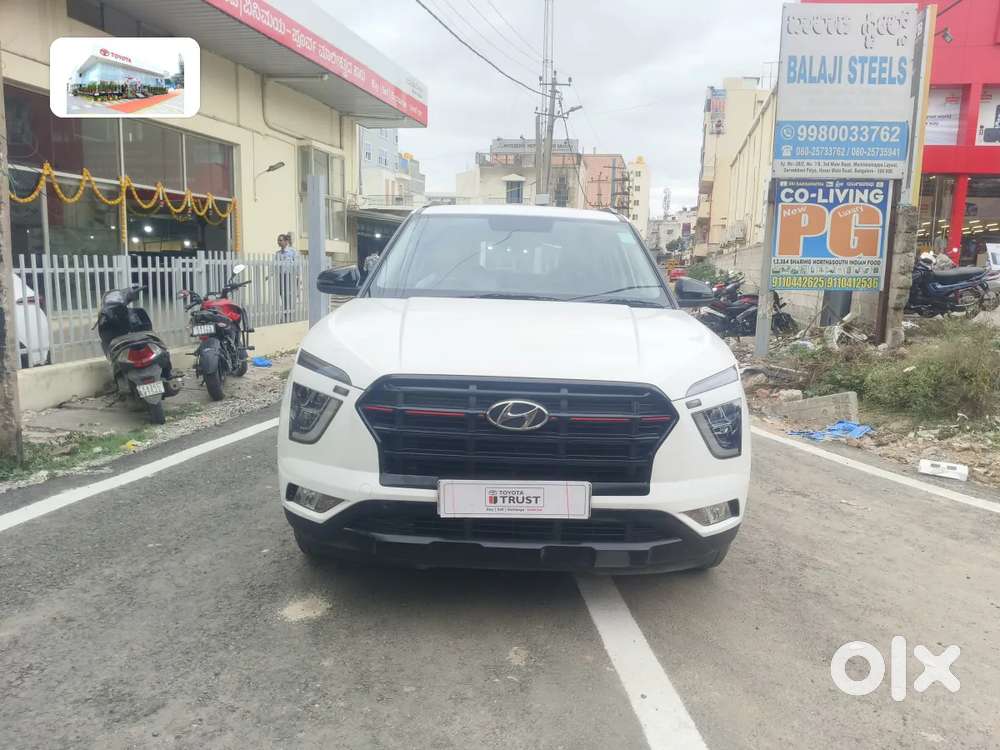 Hyundai Creta 1.5 S Plus Knight Diesel Dual Tone, 2022, Diesel