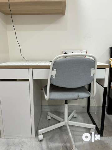 Ikea study table and chair hot sale