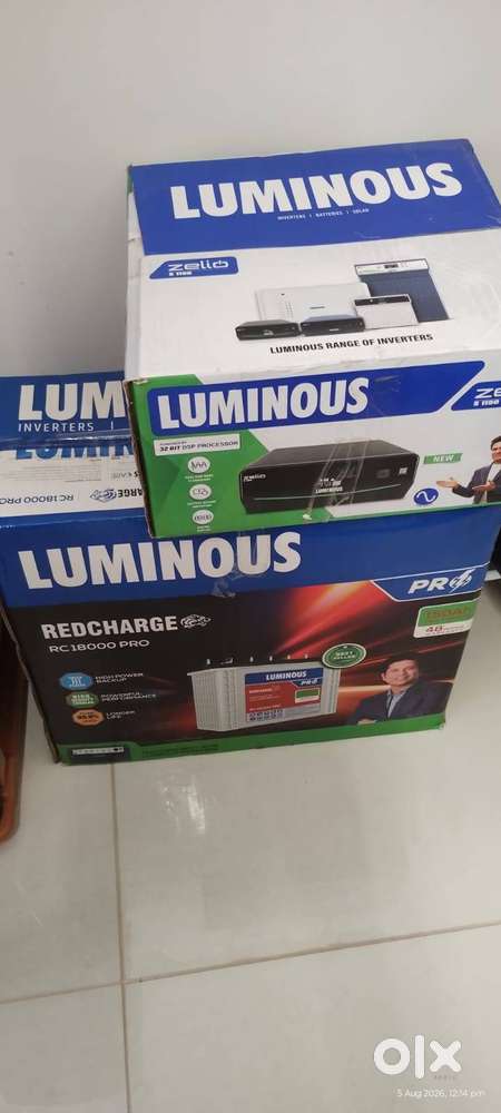 Luminous Inverter + 150Ah Battery | Zelio S 1150 | 2 Months Used