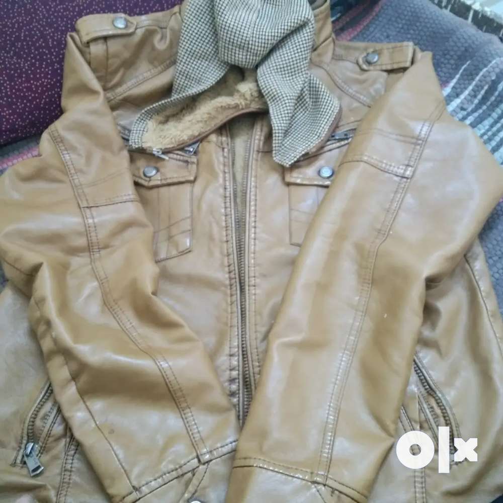 Leather jacket d&g on sale price