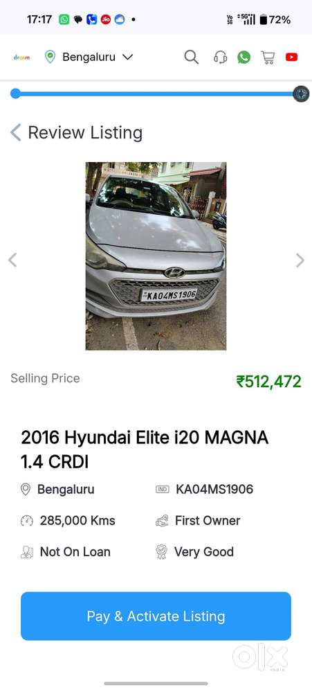 2016 Hyundai Elite I20