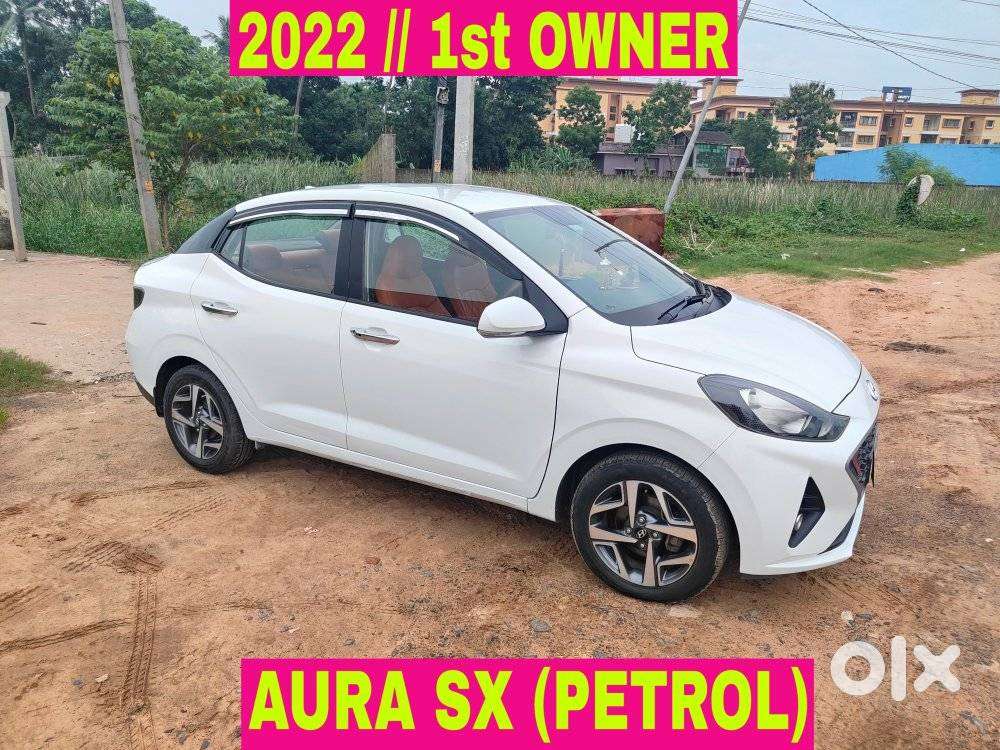 Hyundai Aura Sx 1.2 Petrol, 2022, Petrol