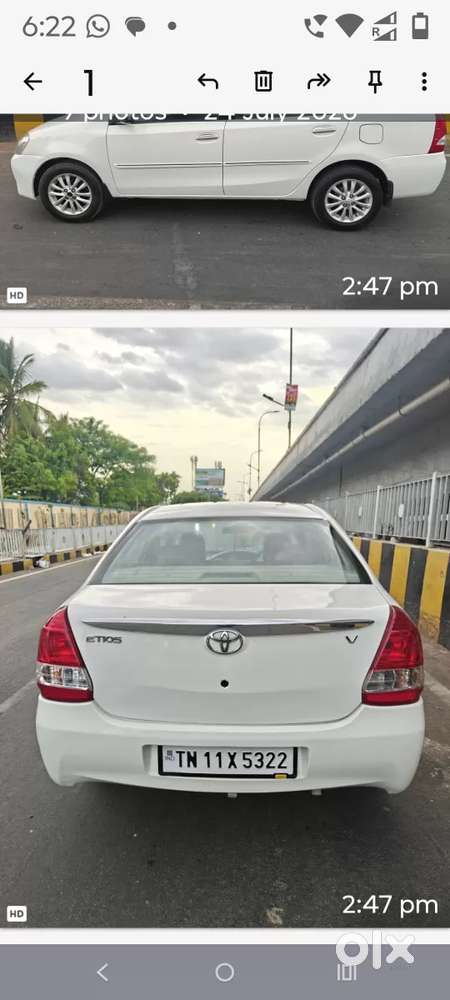 Toyota Etios 1.5 V, 2013, Petrol