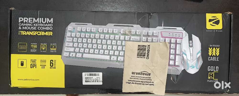 ZEBRONICS Transformer Combo Set - White