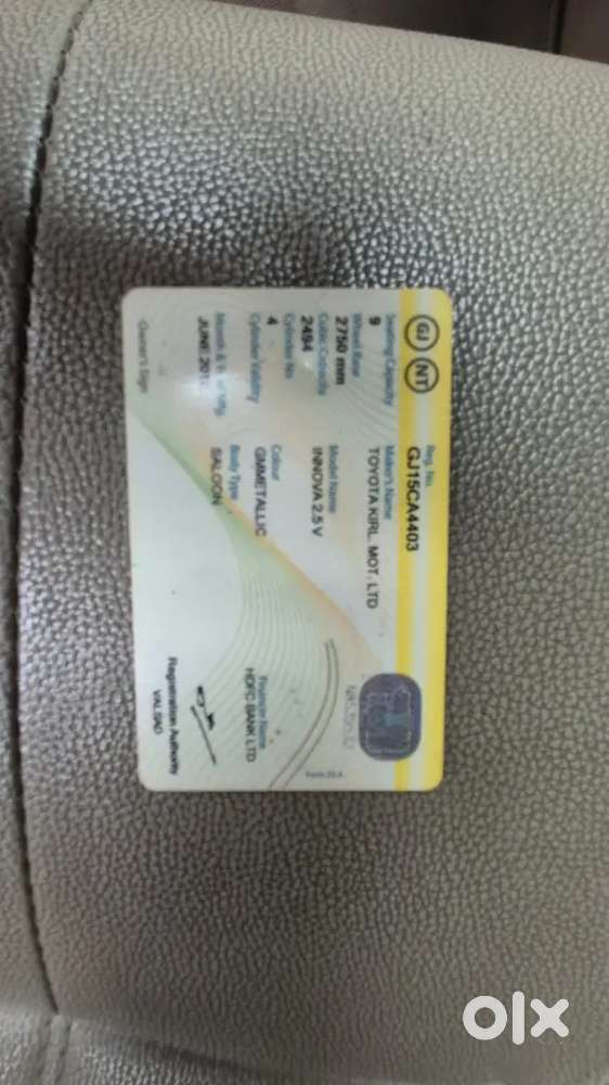 Toyota Innova Vx Diesel Manual 2012