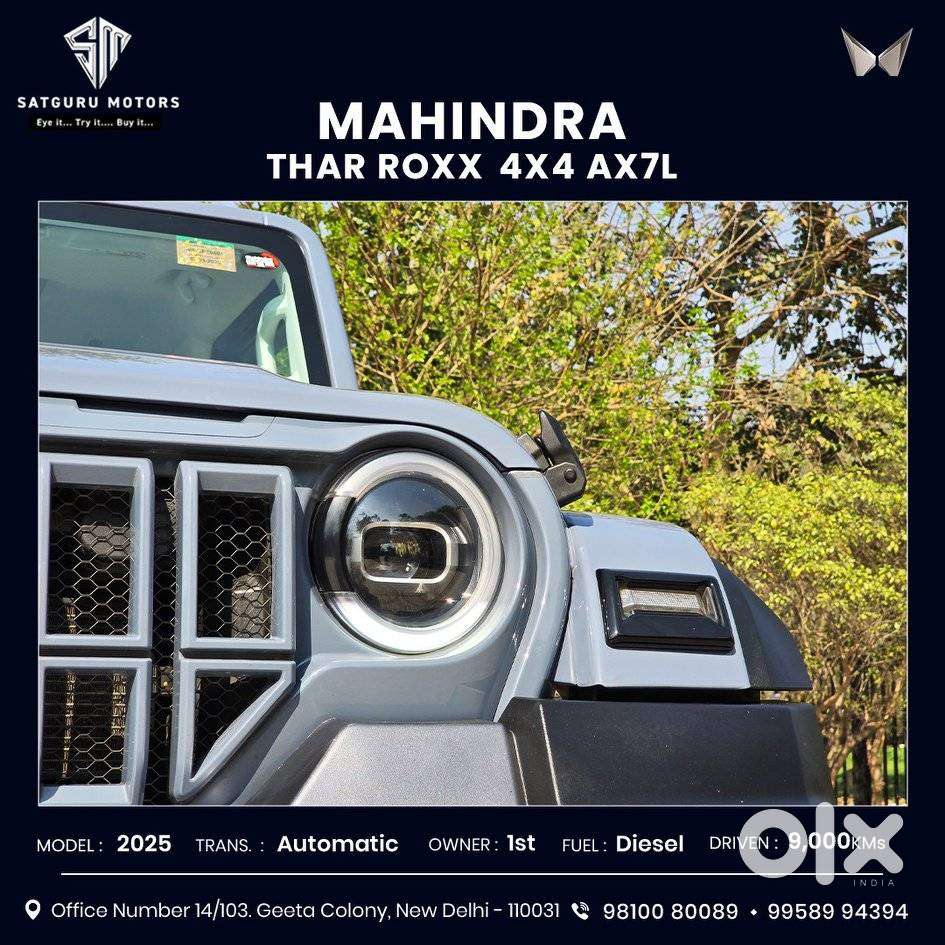 Mahindra Thar Roxx Ax7 L Diesel At 4wd, 2025, Diesel
