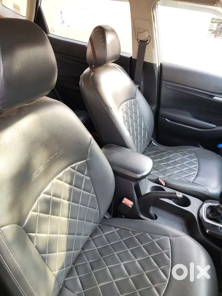 Kia Seltos With Company Service Record With Good Tyre Condition