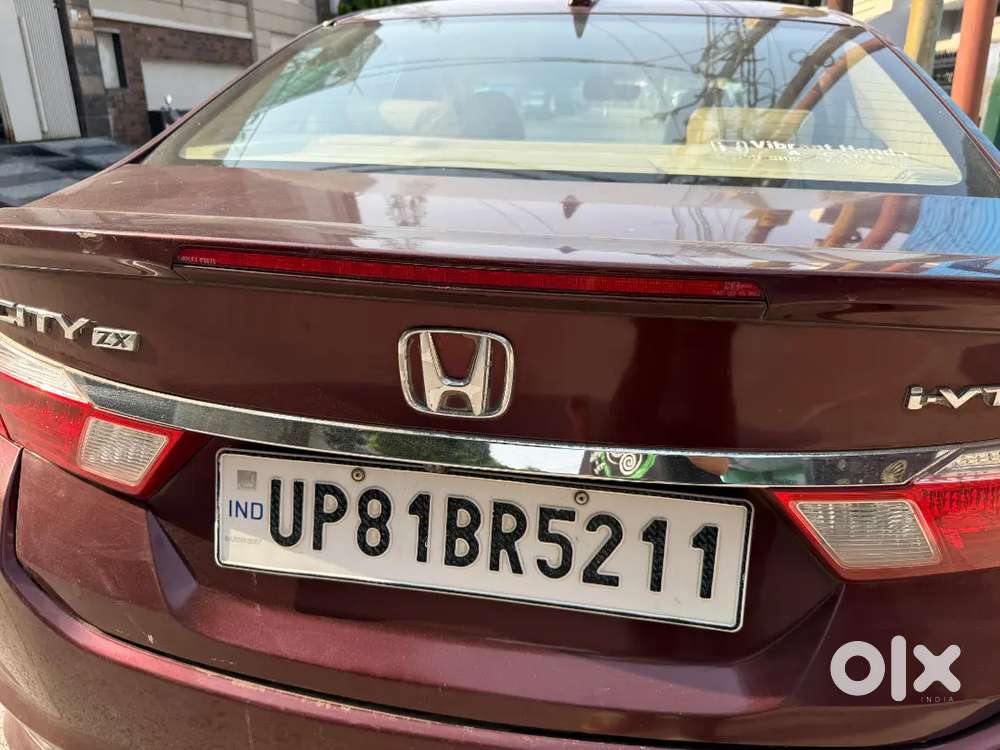 Honda City Zx Petrol Cvt 2017